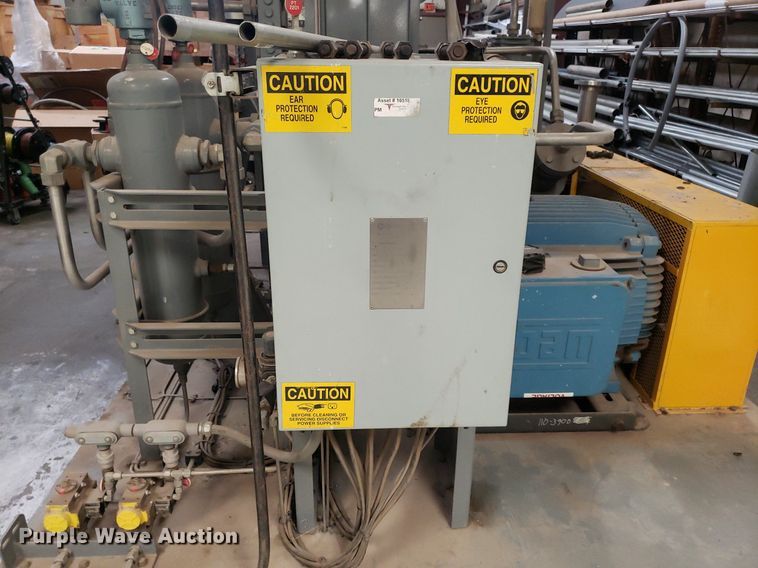 image for item IP9331 2008 Greenfield D62-A  reciprocating air compressor