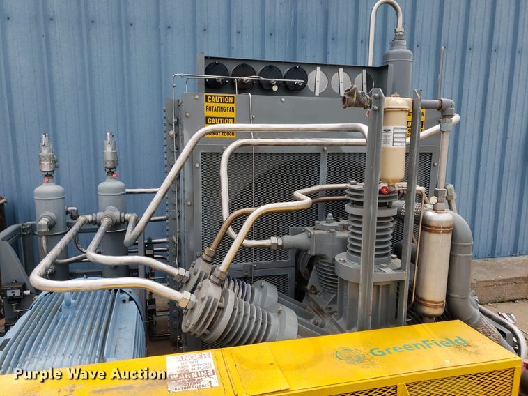 image for item IP9332 Greenfield D62-A  reciprocating air compressor