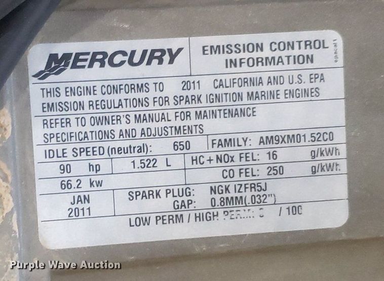 image for item IP9337 Mercury Optimal 90HP  outboard engine