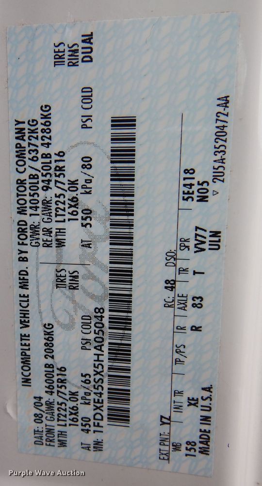 image for item IP9352 2005 Holiday Rambler Atlantis  RV