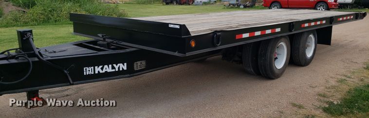 image for item IP9357 1989 Kalyn  tilt deck equipment trailer