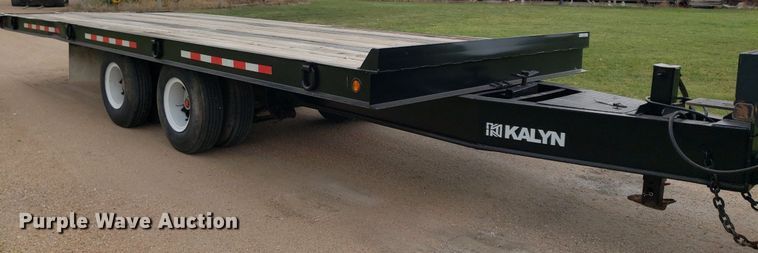 image for item IP9357 1989 Kalyn  tilt deck equipment trailer