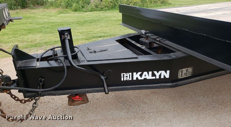 image for item IP9357 1989 Kalyn  tilt deck equipment trailer
