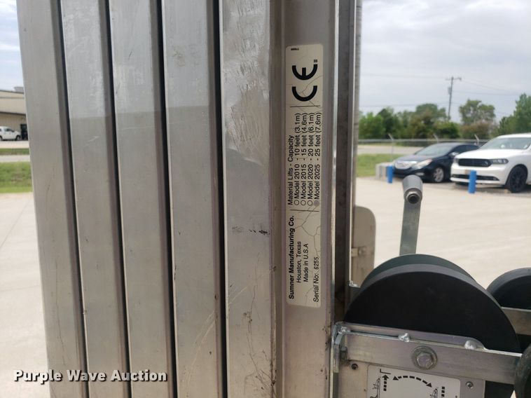 image for item IP9359 Sumner 2025  material lift