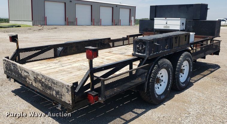 image for item IP9373 2000 Neal  utility trailer