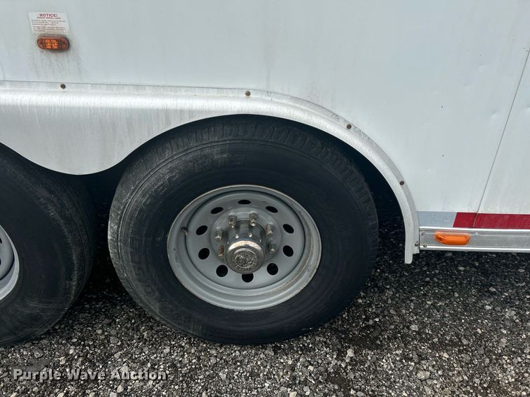 image for item KW9185 2014 Vintage Trailers, LTD. OL828GN  enclosed cargo trailer