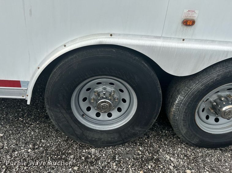 image for item KW9185 2014 Vintage Trailers, LTD. OL828GN  enclosed cargo trailer