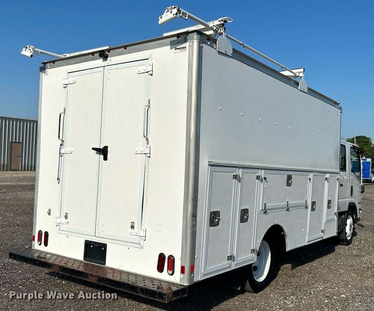 image for item KW9192 2019 Isuzu NPR HD  Crew Cab box truck