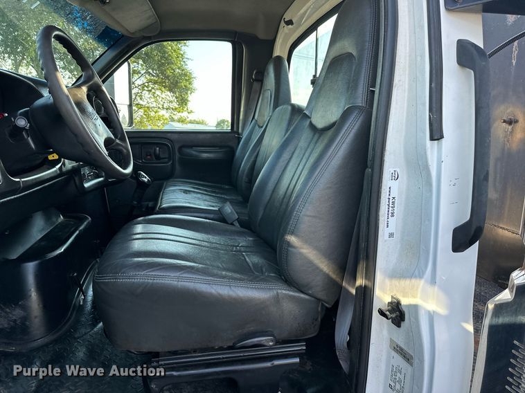 image for item KW9198 2003 GMC C7500  flatbed truck