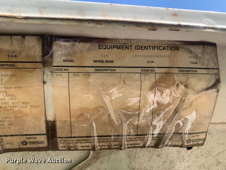 image for item LH9688 1983 Dodge Ram D150  pickup truck