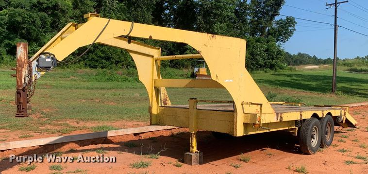 image for item LH9709 1980 Shop built  equipment trailer