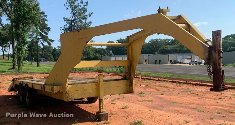 image for item LH9709 1980 Shop built  equipment trailer