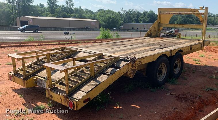 image for item LH9709 1980 Shop built  equipment trailer