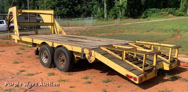 image for item LH9709 1980 Shop built  equipment trailer