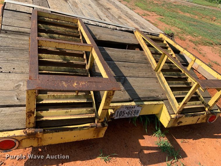 image for item LH9709 1980 Shop built  equipment trailer