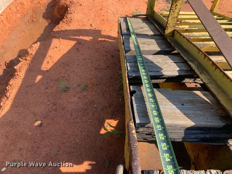 image for item LH9709 1980 Shop built  equipment trailer