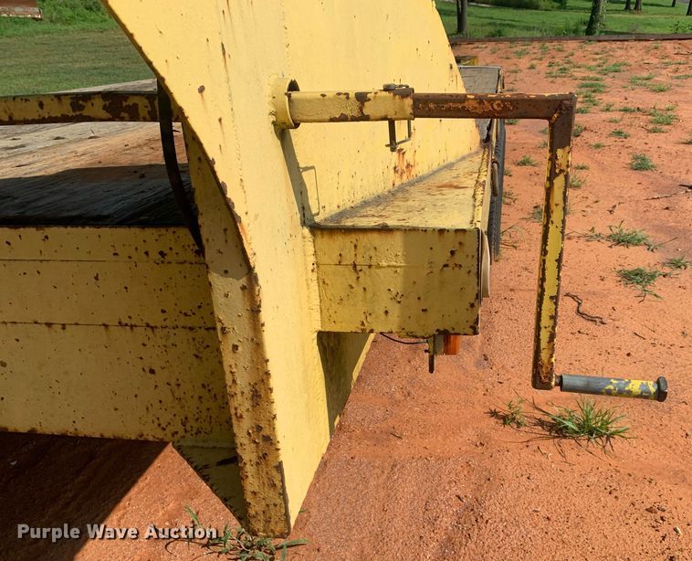 image for item LH9709 1980 Shop built  equipment trailer