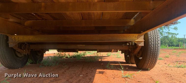 image for item LH9709 1980 Shop built  equipment trailer