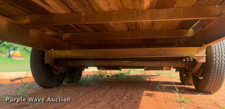 image for item LH9709 1980 Shop built  equipment trailer