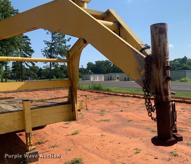 image for item LH9709 1980 Shop built  equipment trailer