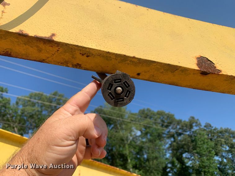 image for item LH9709 1980 Shop built  equipment trailer