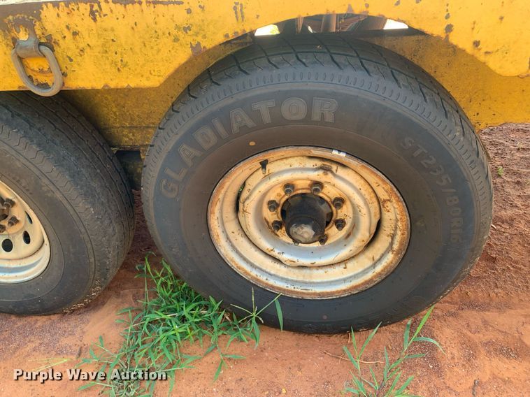 image for item LH9709 1980 Shop built  equipment trailer