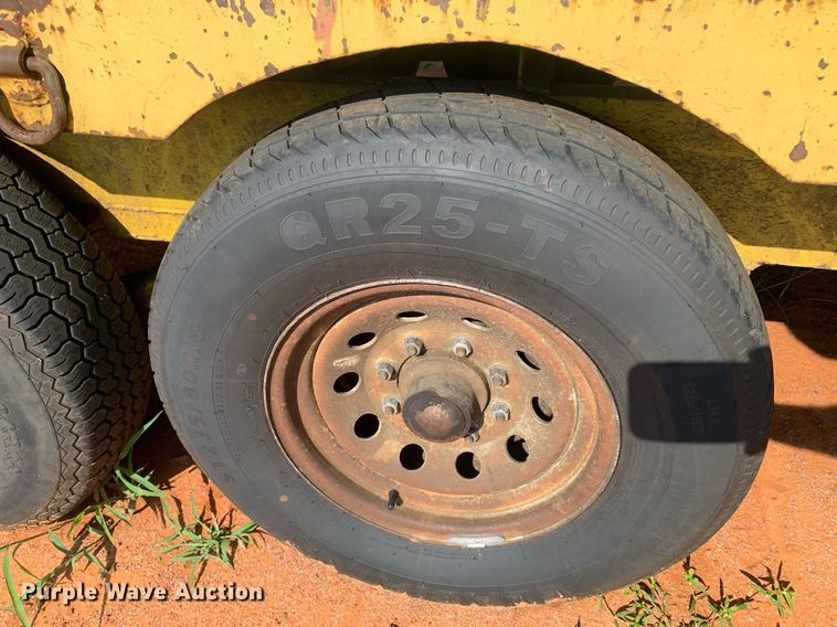 image for item LH9709 1980 Shop built  equipment trailer