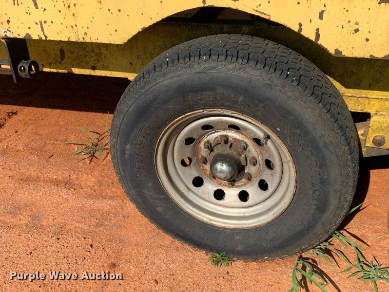 image for item LH9709 1980 Shop built  equipment trailer