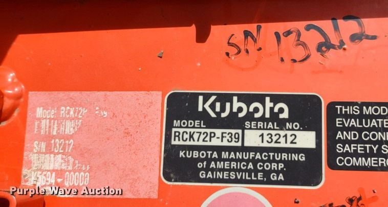 image for item LL9165 2019 Kubota F3990  lawn mower