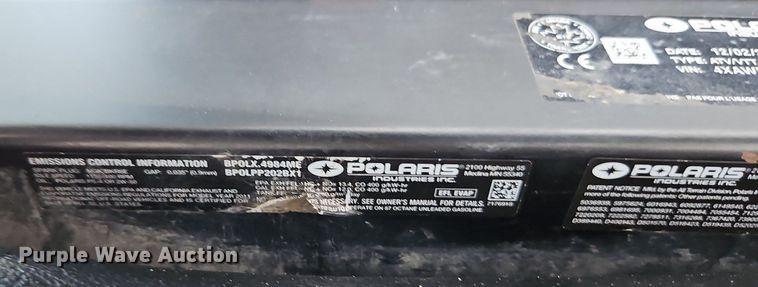 image for item LL9274 2011 Polaris Ranger 500 EFI  utility vehicle