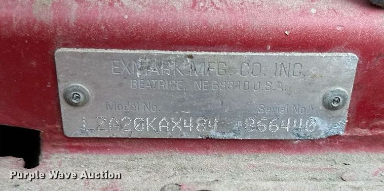 image for item LN9190 Exmark LZA20KAX484  ZTR lawn mower