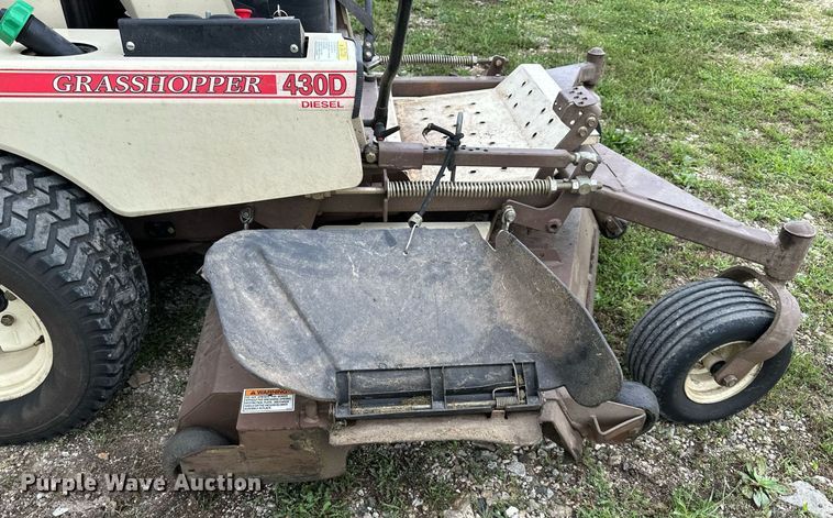 image for item LP9996 Grasshopper 430D  ZTR lawn mower