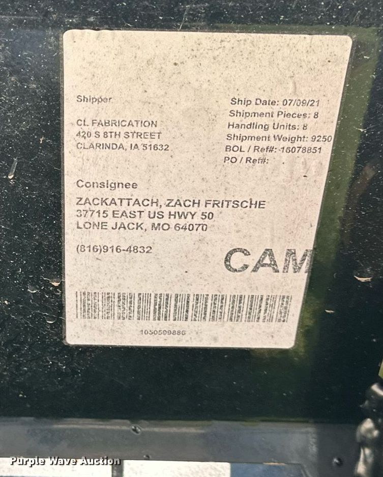 image for item LP9998 CL Fab  skid steer tree puller