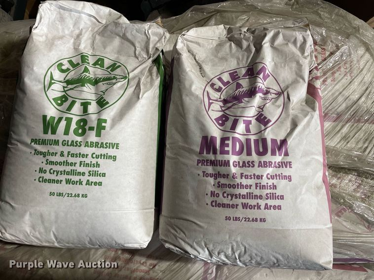 image for item LS9302 Approximately 48 bags of Clean Bite abrasive media