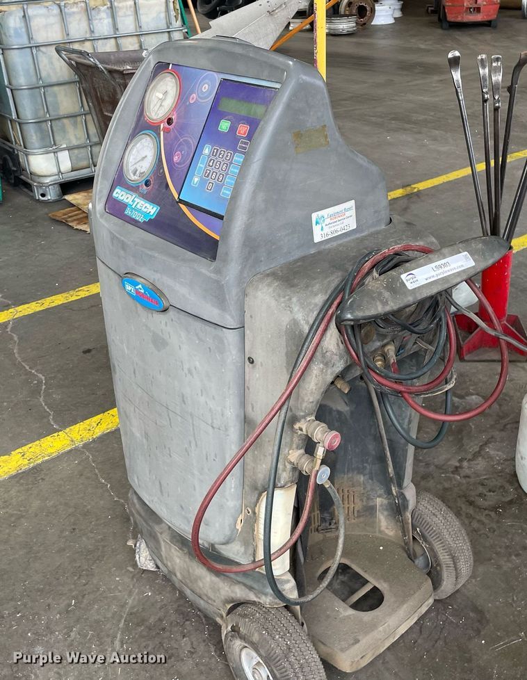 image for item LS9303 SPX Robinair Cooltech 34700Z  refrigerant recovery, recycling, and recharging station
