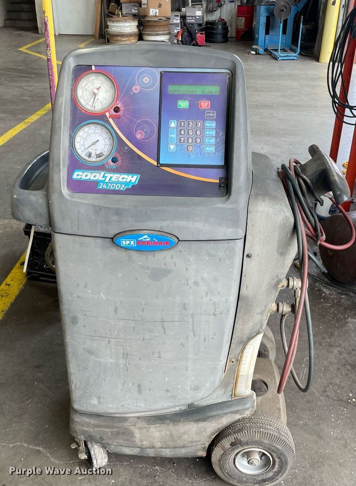 image for item LS9303 SPX Robinair Cooltech 34700Z  refrigerant recovery, recycling, and recharging station