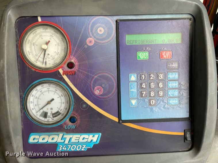 image for item LS9303 SPX Robinair Cooltech 34700Z  refrigerant recovery, recycling, and recharging station