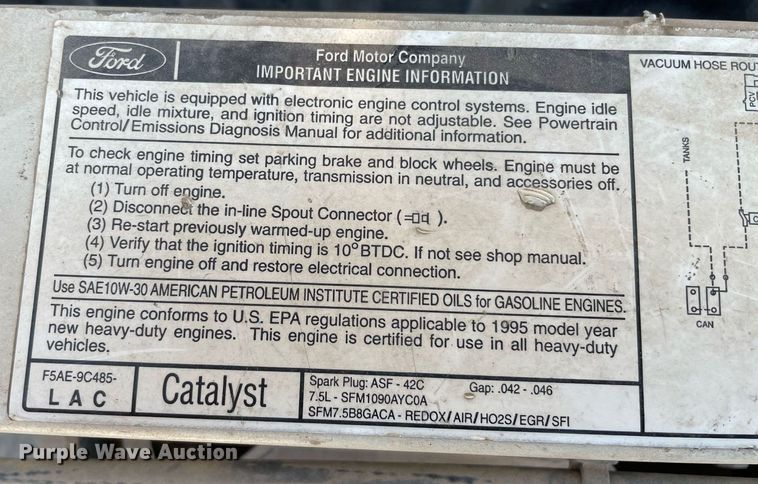 image for item LS9340 1995 Winnebago Minnie Winnie  RV