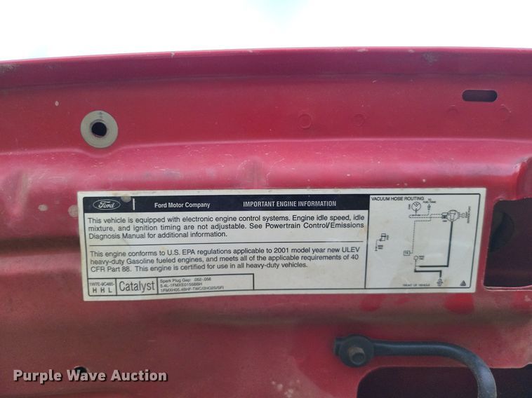 image for item LS9578 2001 Ford F250 Super Duty XLT  SuperCab pickup truck