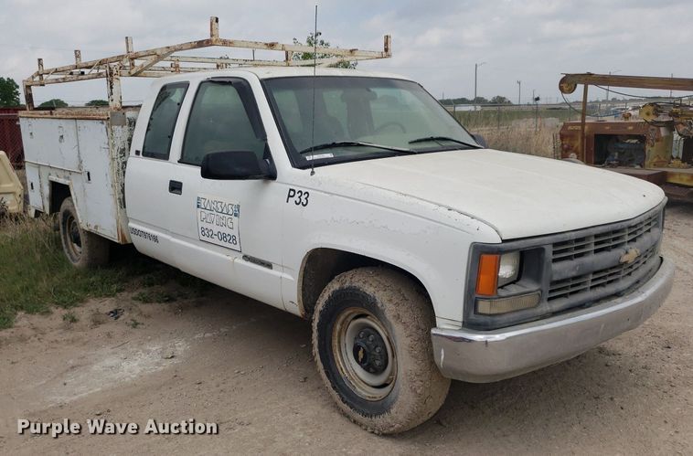 image for item LT9742 1996 Chevrolet C2500  Ext. Cab utility bed pickup truck