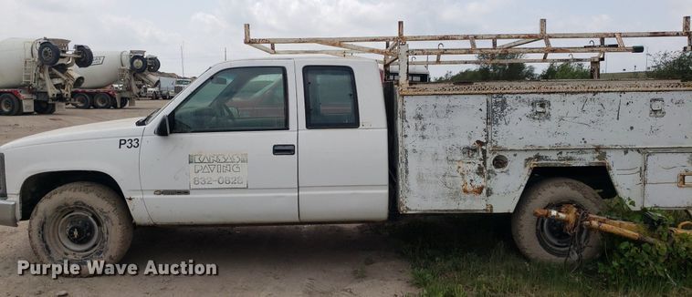 image for item LT9742 1996 Chevrolet C2500  Ext. Cab utility bed pickup truck