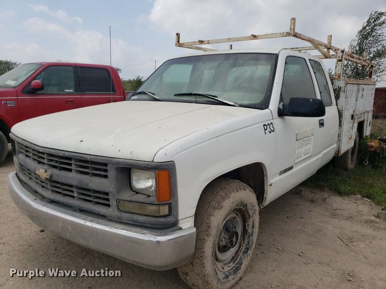 image for item LT9742 1996 Chevrolet C2500  Ext. Cab utility bed pickup truck