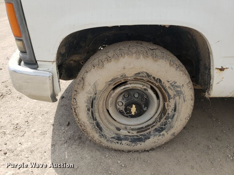 image for item LT9742 1996 Chevrolet C2500  Ext. Cab utility bed pickup truck