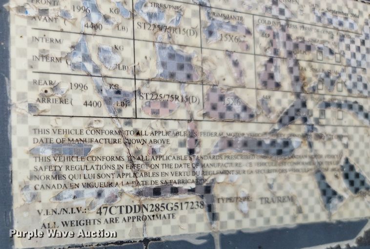 image for item LV9488 2005 Dutchmen  camper