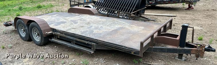 image for item MB9684 Shop built  utility trailer
