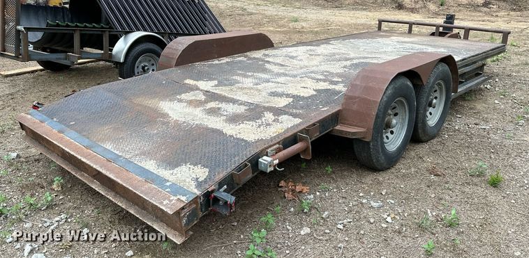 image for item MB9684 Shop built  utility trailer