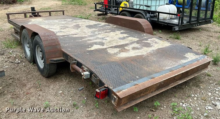 image for item MB9684 Shop built  utility trailer