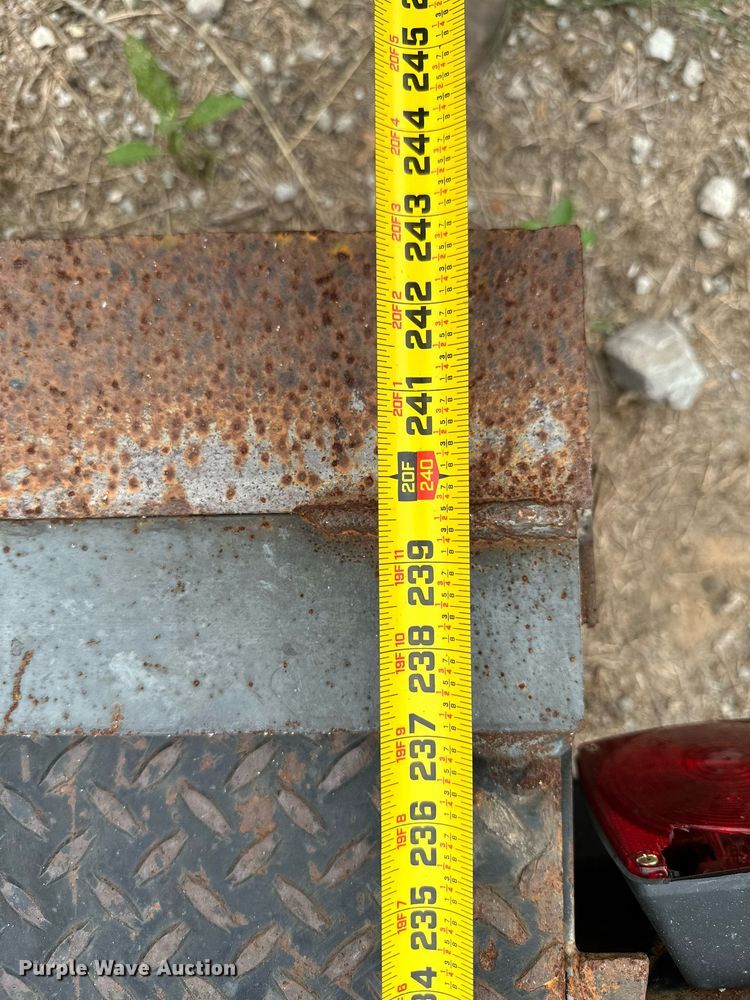 image for item MB9684 Shop built  utility trailer