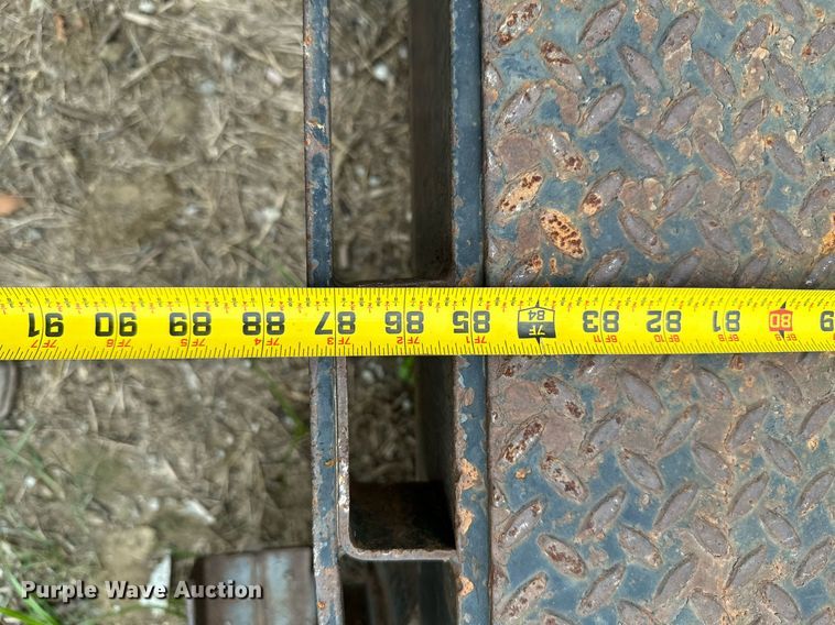 image for item MB9684 Shop built  utility trailer