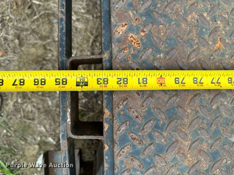 image for item MB9684 Shop built  utility trailer